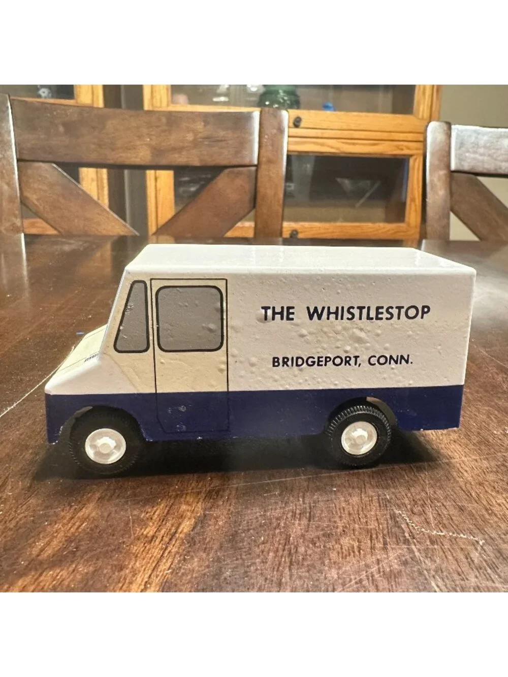 Vintage Ralstoy Toy Metal Diivery Truck #22 Whistle Stop Advertising